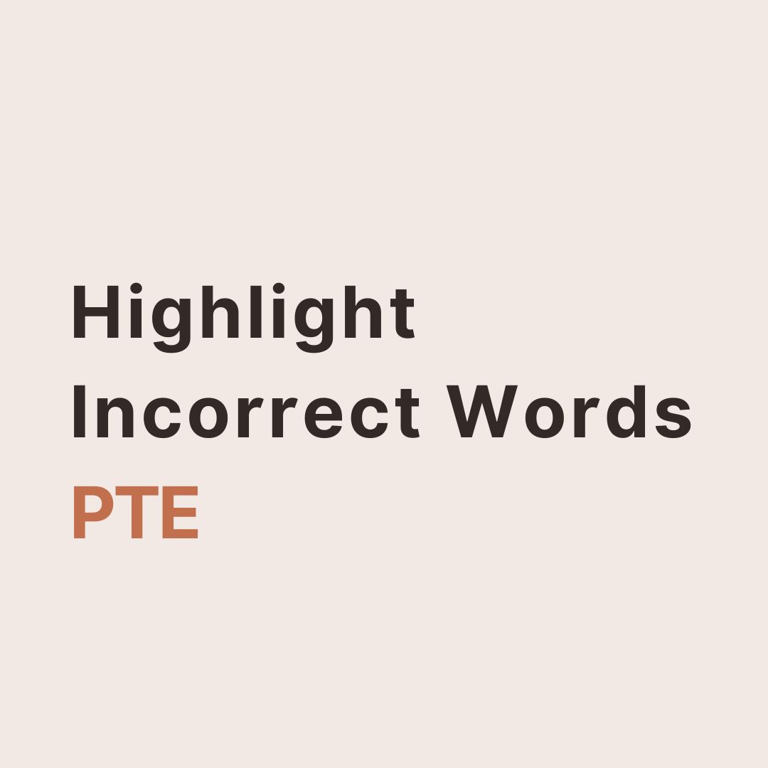 How To Improve Highlight Incorrect Words PTE Tips And Tricks