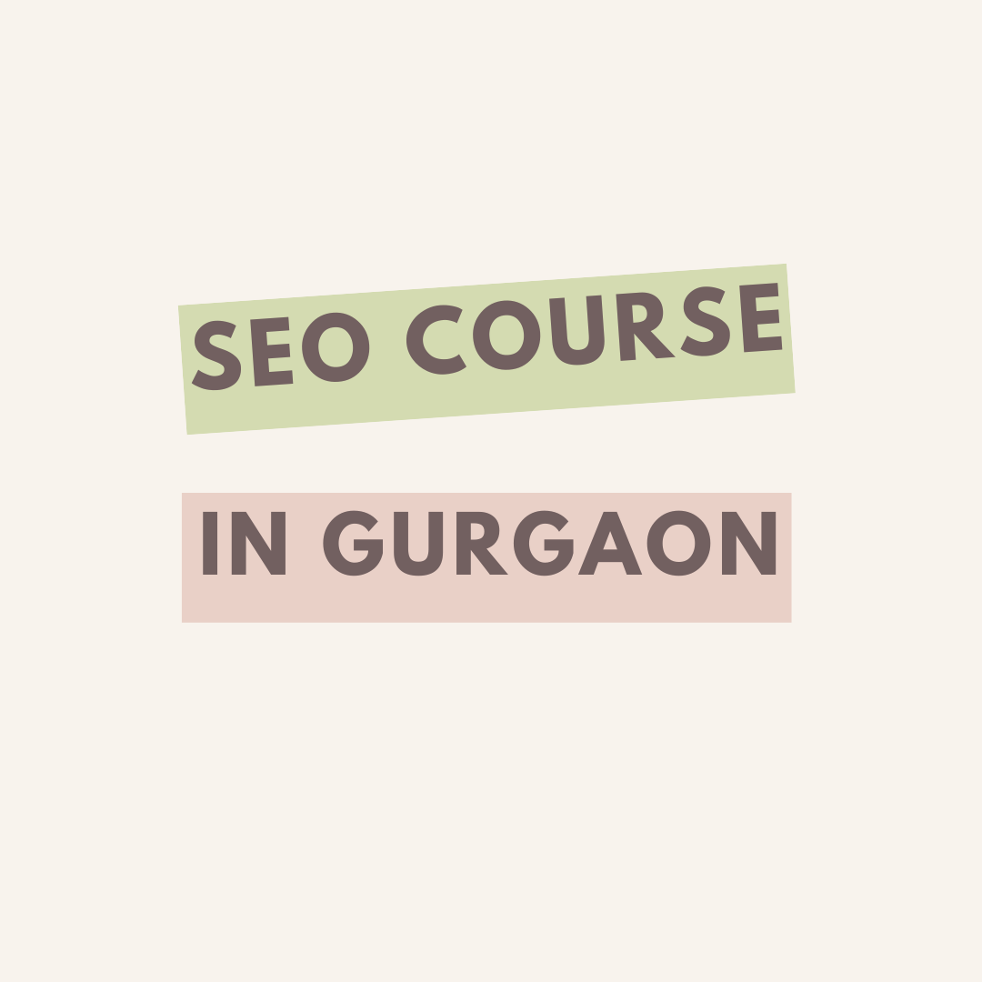 seo course in Gurgaon