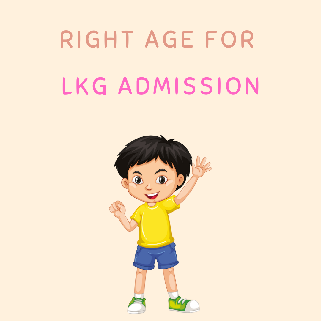 Right Age for LKG Admission