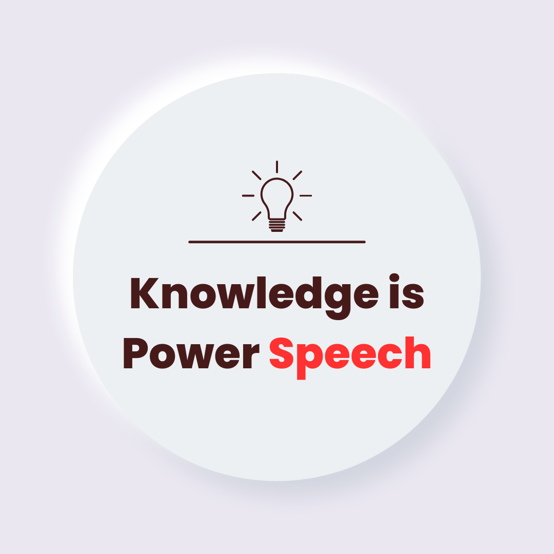 Knowledge is Power Speech